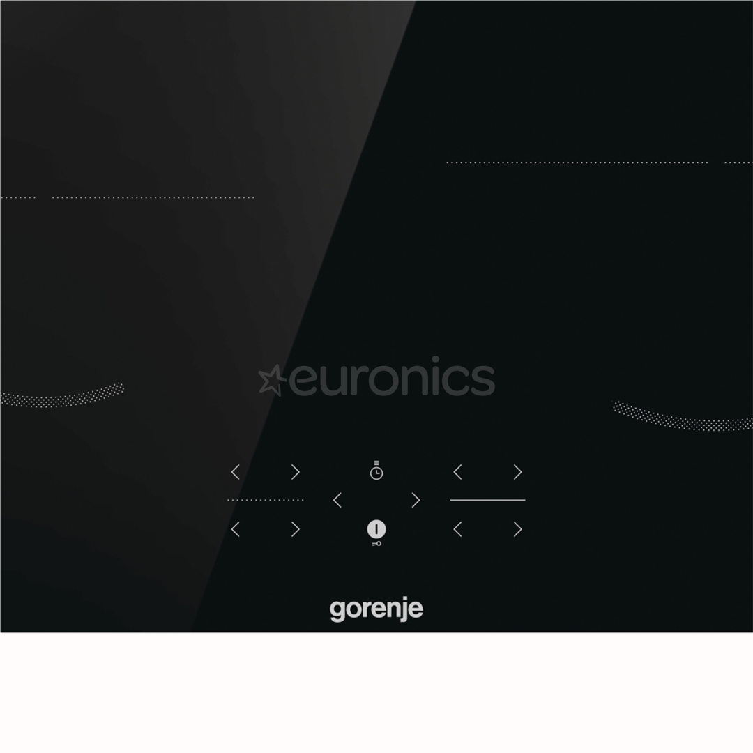 Gorenje, widht 59,5 cm, frameless, black - Built-in induction hob