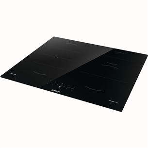 Gorenje, widht 59,5 cm, frameless, black - Built-in induction hob