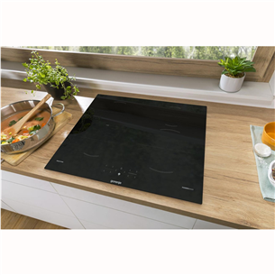 Gorenje, widht 59,5 cm, frameless, black - Built-in induction hob