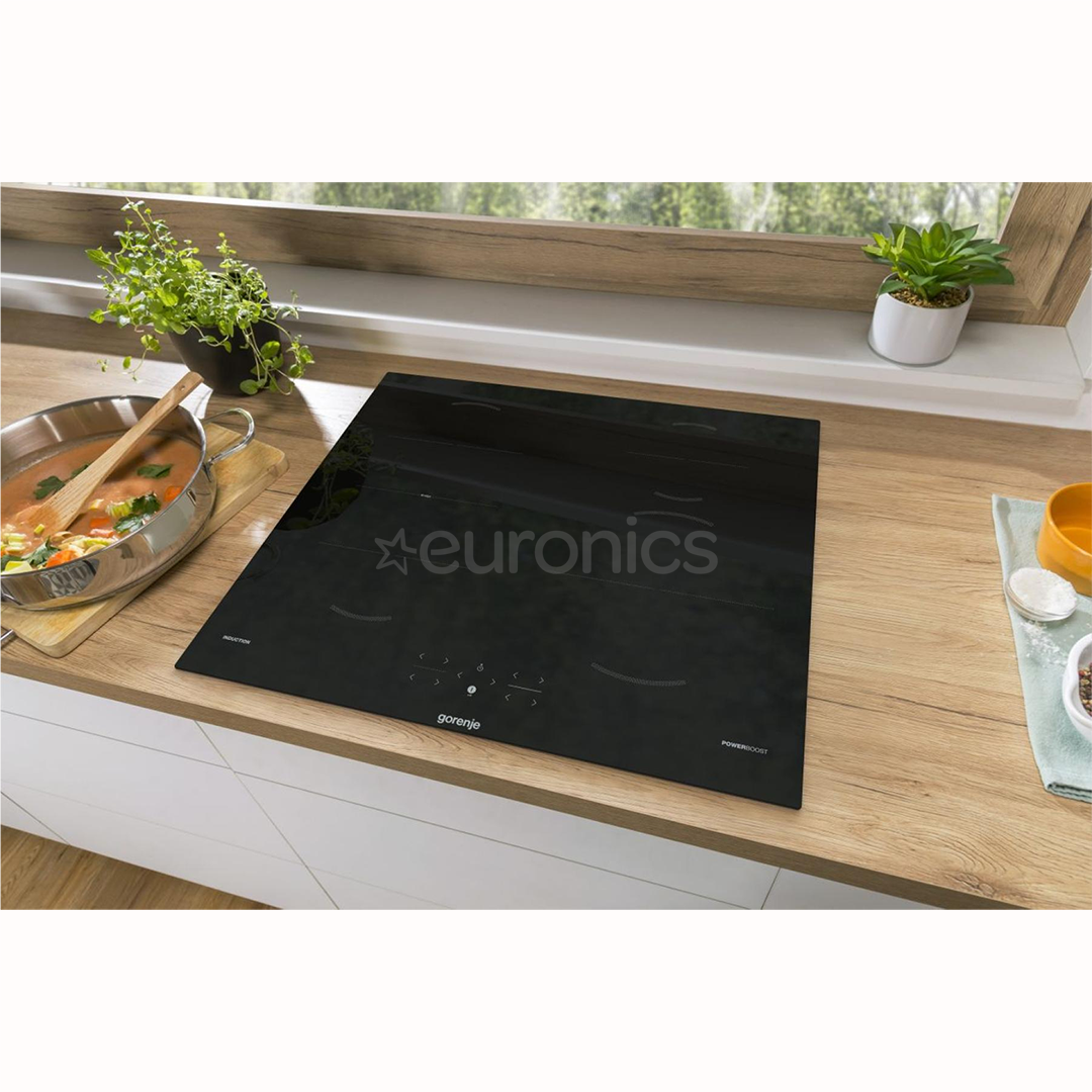 Gorenje, widht 59,5 cm, frameless, black - Built-in induction hob