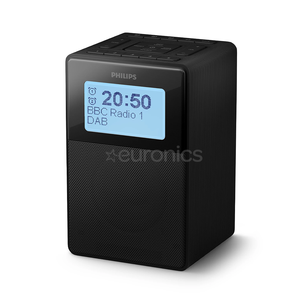 Philips TAR5100, DAB+, черный - Радиочасы