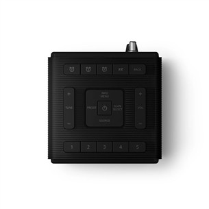 Philips TAR5100, DAB+, black - Clock radio