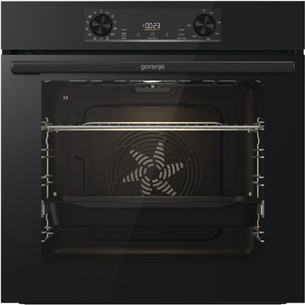 Gorenje, 77 L, pürolüütiline puhastus, must - Integreeritav ahi BOP6373E28EBG