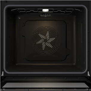 Gorenje, 77 L, pyrolytic cleaning, black - Built-in oven