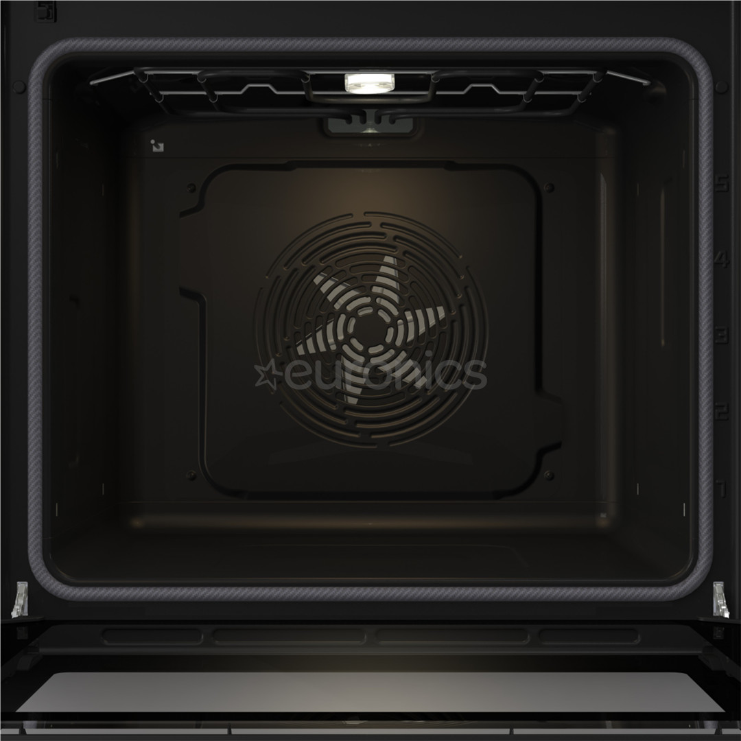 Gorenje, 77 L, pyrolytic cleaning, black - Built-in oven