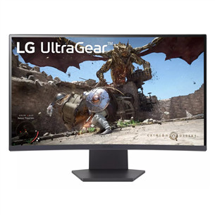 LG UltraGear 27GS60QC, 27", QHD, 180 Гц, изогнутый, черный - Монитор 27GS60QC-B