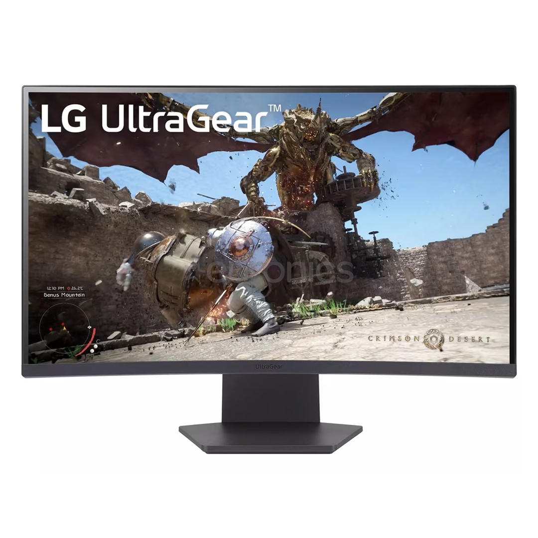 LG UltraGear 27GS60QC, 27", QHD, 180Hz, nõgus, must - Monitor