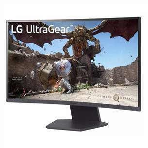 LG UltraGear 27GS60QC, 27", QHD, 180Hz, nõgus, must - Monitor