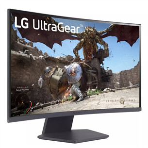 LG UltraGear 27GS60QC, 27", QHD, 180Hz, nõgus, must - Monitor
