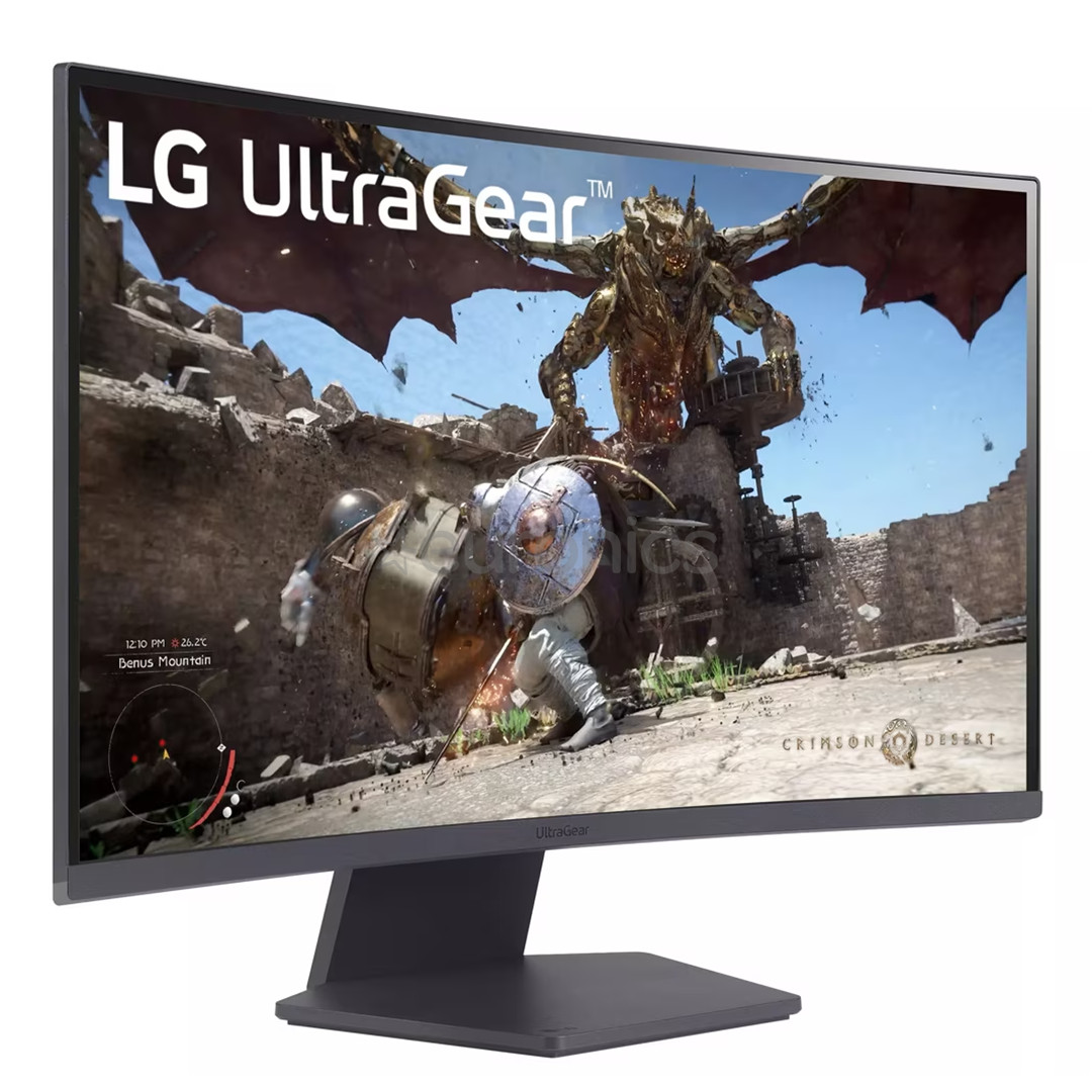 LG UltraGear 27GS60QC, 27", QHD, 180Hz, nõgus, must - Monitor