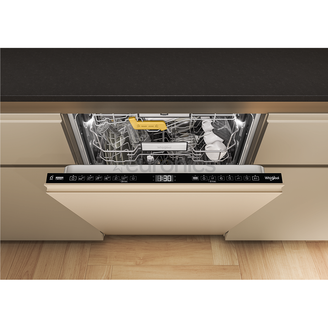 Whirlpool, 6th Sense, 15 place settings, width 60 cm - Built-in dishwasher