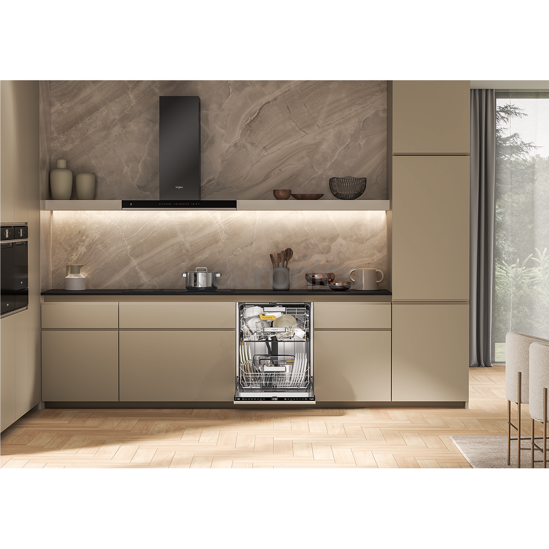 Whirlpool, 6th Sense, 15 place settings, width 60 cm - Built-in dishwasher