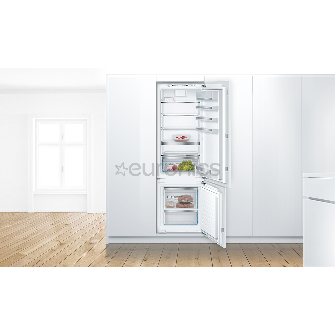 Bosch, Series 6, 270 л, высота 178 см - Интегрируемый холодильник