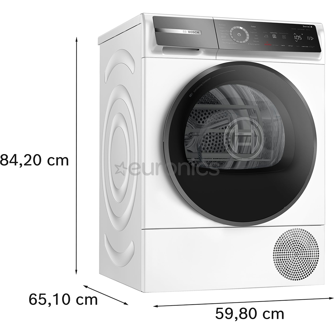 Bosch, Seeria 8, 9 kg, sügavus 61.3 cm - Pesukuivati