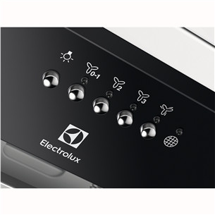 Electrolux, 600 m³/h, laius 53 cm, must - Integreeritav õhupuhasti