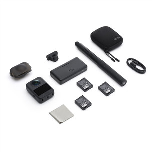 Dji Osmo 360 Adventure Combo, must - Seikluskaamera