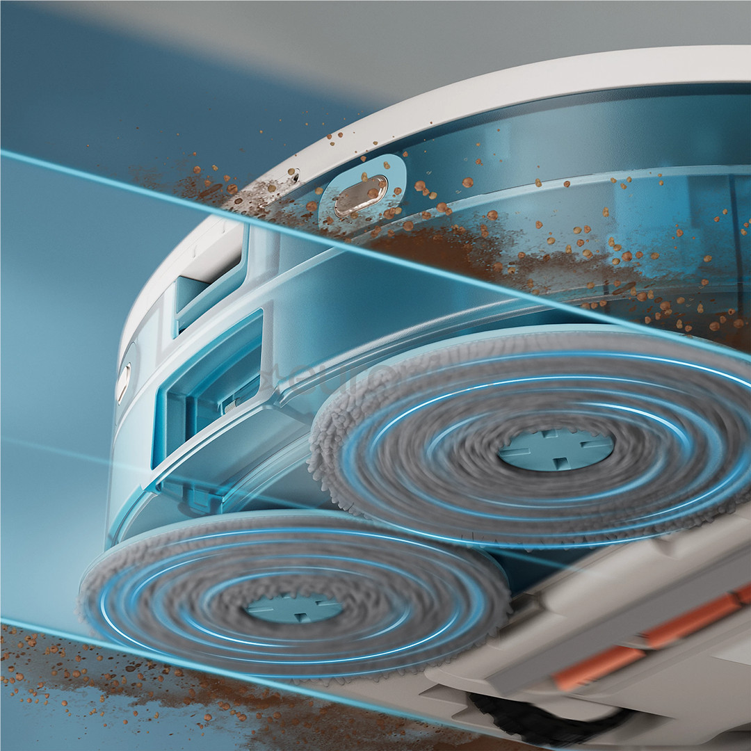 Philips HomeRun 5000 Series, сухая и влажная уборка, бежевый - Робот-пылесос