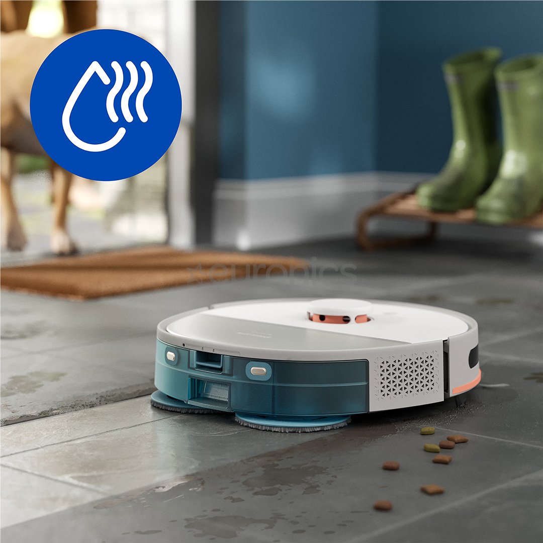 Philips HomeRun 5000 Series, сухая и влажная уборка, бежевый - Робот-пылесос