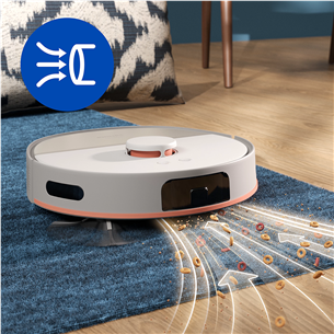 Philips HomeRun 5000 Series, сухая и влажная уборка, бежевый - Робот-пылесос