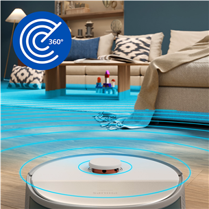 Philips HomeRun 5000 Series, сухая и влажная уборка, бежевый - Робот-пылесос