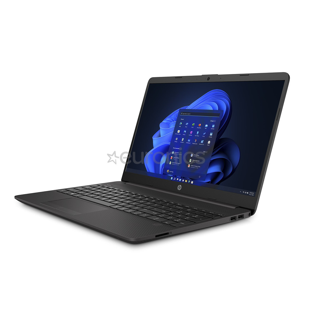 HP 250 G9, 15,6'', Full HD, SVA, i3, 8 GB, 256 GB, ENG/ITA, must - Sülearvuti