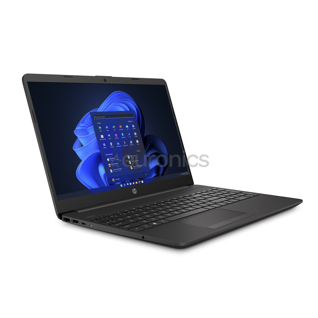 HP 250 G9, 15,6'', Full HD, SVA, i3, 8 GB, 256 GB, ENG/ITA, must - Sülearvuti
