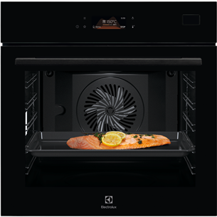 Electrolux 800 Seeria MealAssist, 70 L, must - Integreeritav auruahi LOB8S38Z