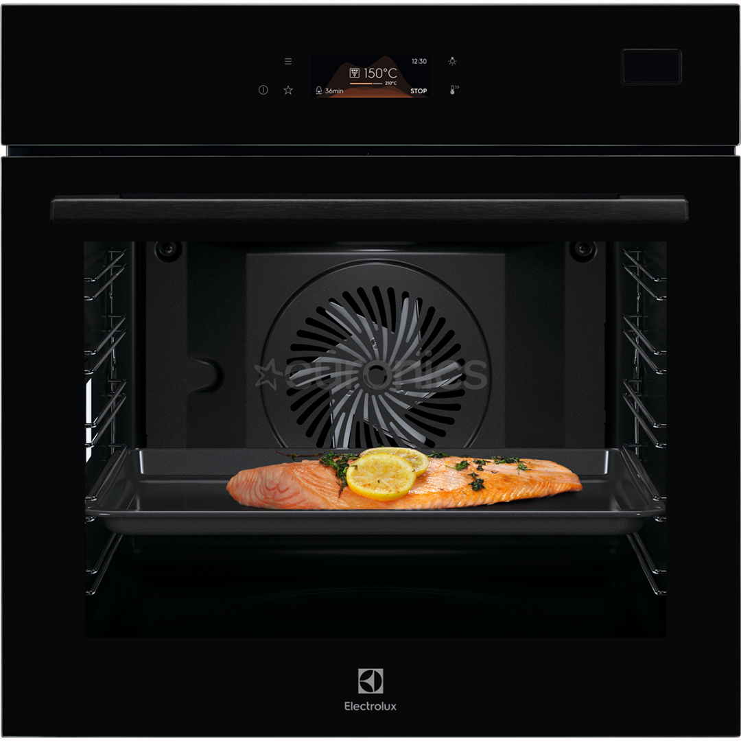 Electrolux 800 Seeria MealAssist, 70 L, must - Integreeritav auruahi