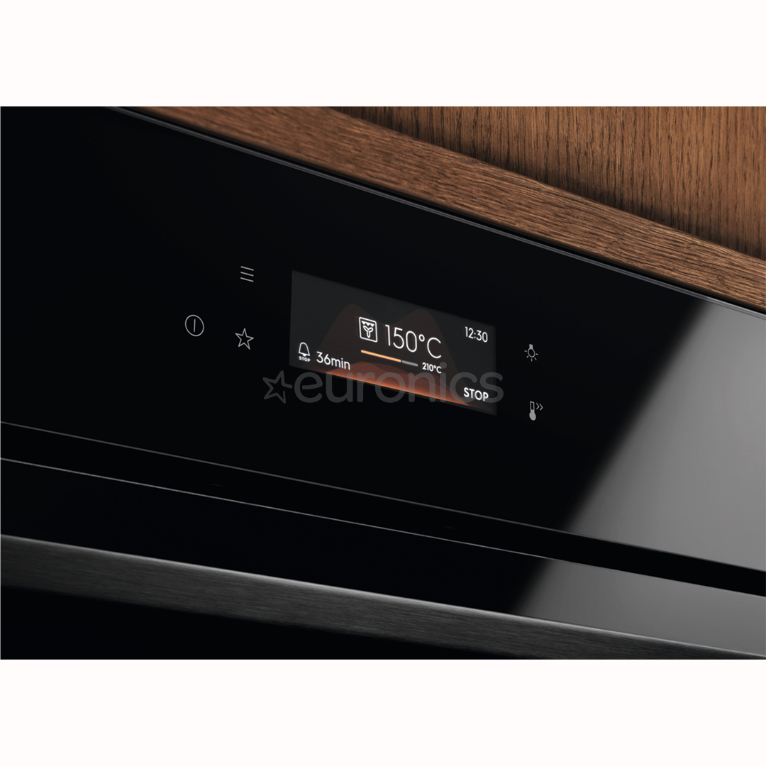 Electrolux 800 Seeria MealAssist, 70 L, must - Integreeritav auruahi