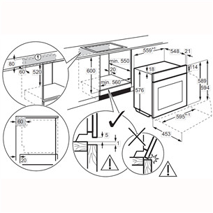Electrolux 700 Seeria MealAssist with SteamCrisp, 72 L, pürolüütiline puhastus, mattmust - Integreeritav auruahi