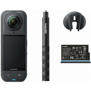 Insta360 X5 Starter Bundle, 8K, 360º, must - Seikluskaamera