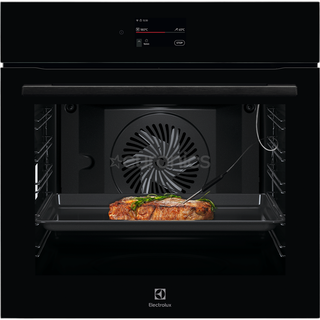 Electrolux 700 Seeria MealAssist, 71 L, pürolüütiline puhastus, must - Integreeritav ahi