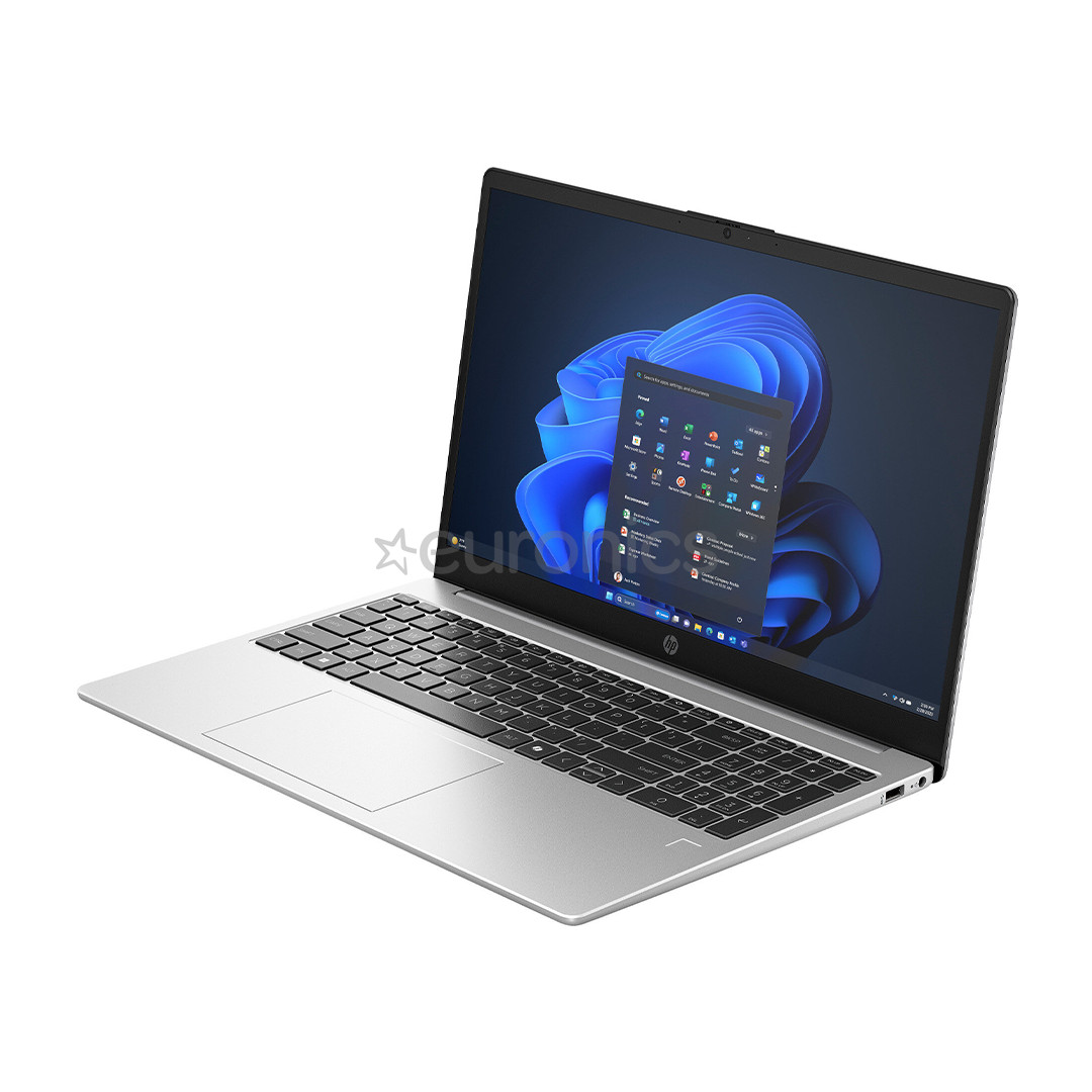 HP 250R G10, 15,6'', SVA, Core 5, 32 GB, 512 GB, ENG, hõbe - Sülearvuti
