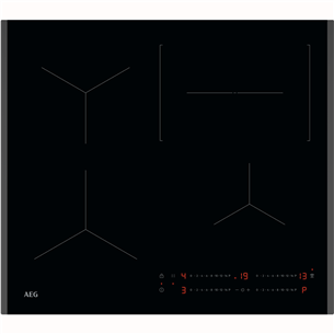 AEG 5000 Series, Hob2Hood, ширина 59 см, черный - Интегрируемая индукционная варочная панель TO64IC0SFB