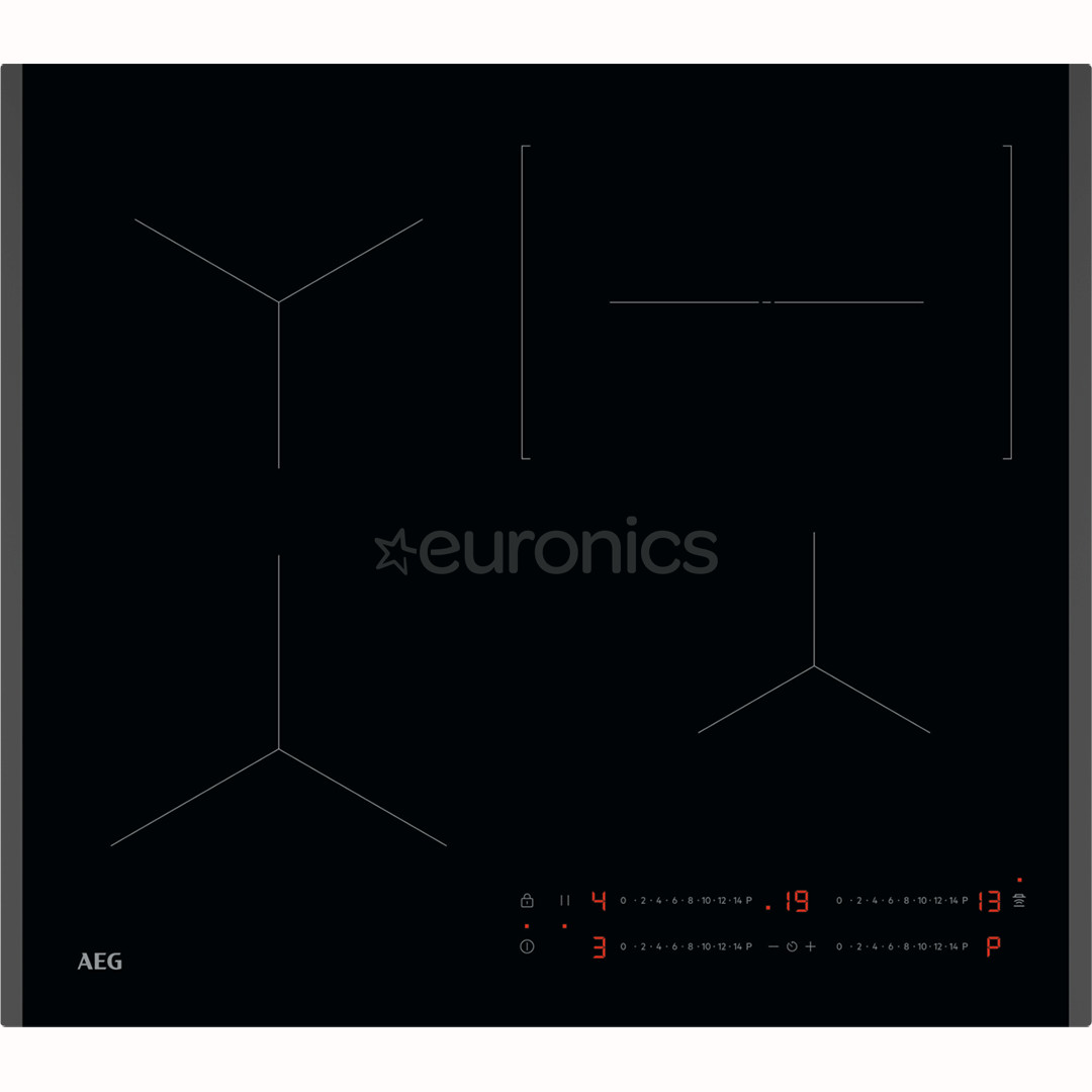 AEG 5000 Seeria, Hob2Hood, laius 59 cm, must - Integreeritav induktsioonpliidiplaat