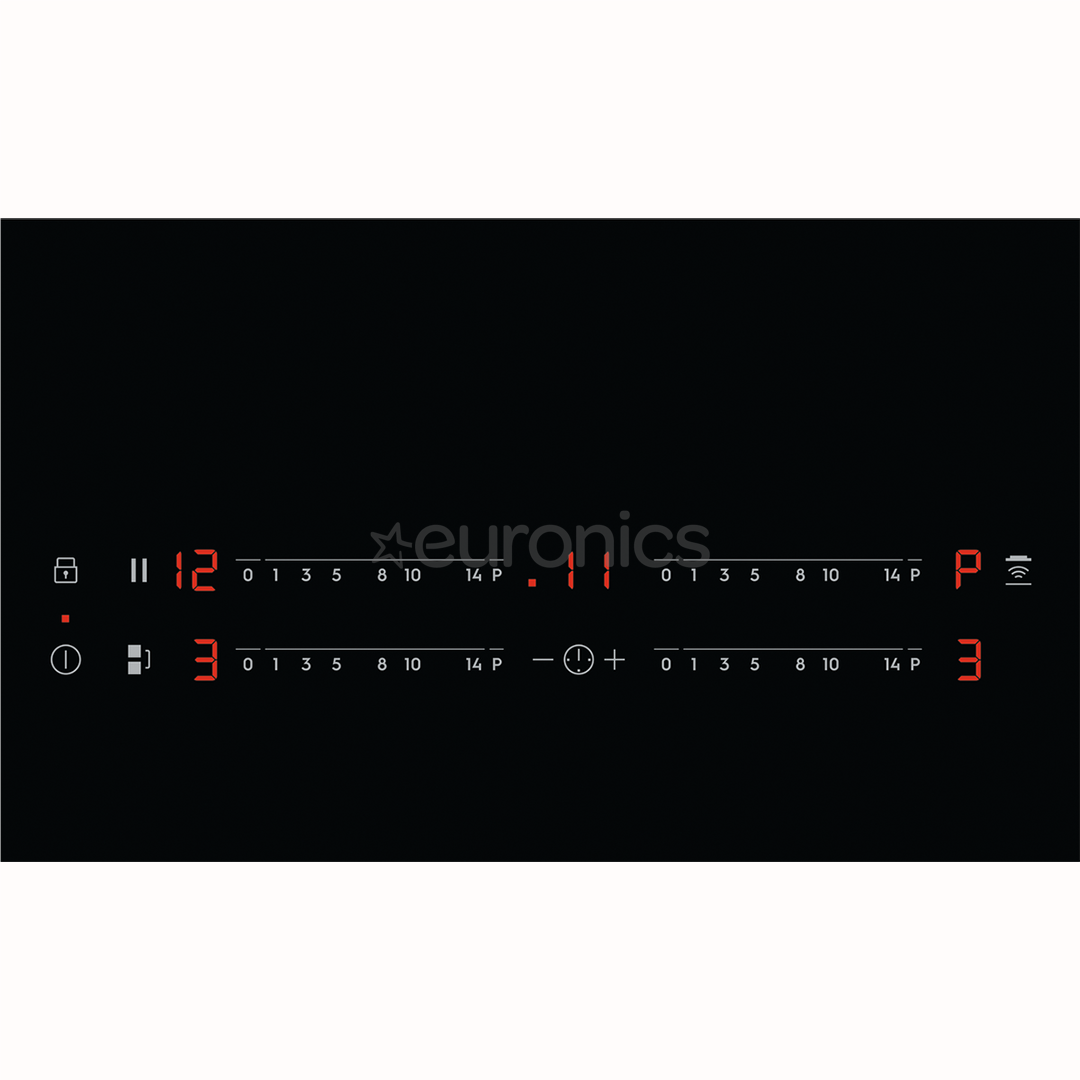 Electrolux 600 Series Bridge Hob2Hood, ширина 59 см, черный - Интегрируемая индукционная варочная панель