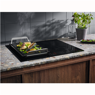 Electrolux 600 Series Bridge Hob2Hood, ширина 59 см, черный - Интегрируемая индукционная варочная панель