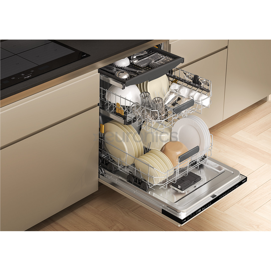 Whirlpool, 6th Sense, 16 nõudekomplekti, laius 60 cm - Integreeritav nõudepesumasin