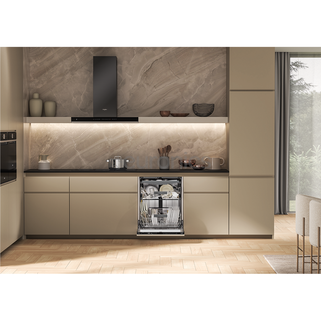 Whirlpool, 6th Sense, 16 комплектов посуды, ширина 60 см - Интегрируемая посудомоечная машина