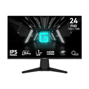 MSI G242L E14, 24'', FHD, 144 Гц, черный - Монитор 9S6-3BC61T-011