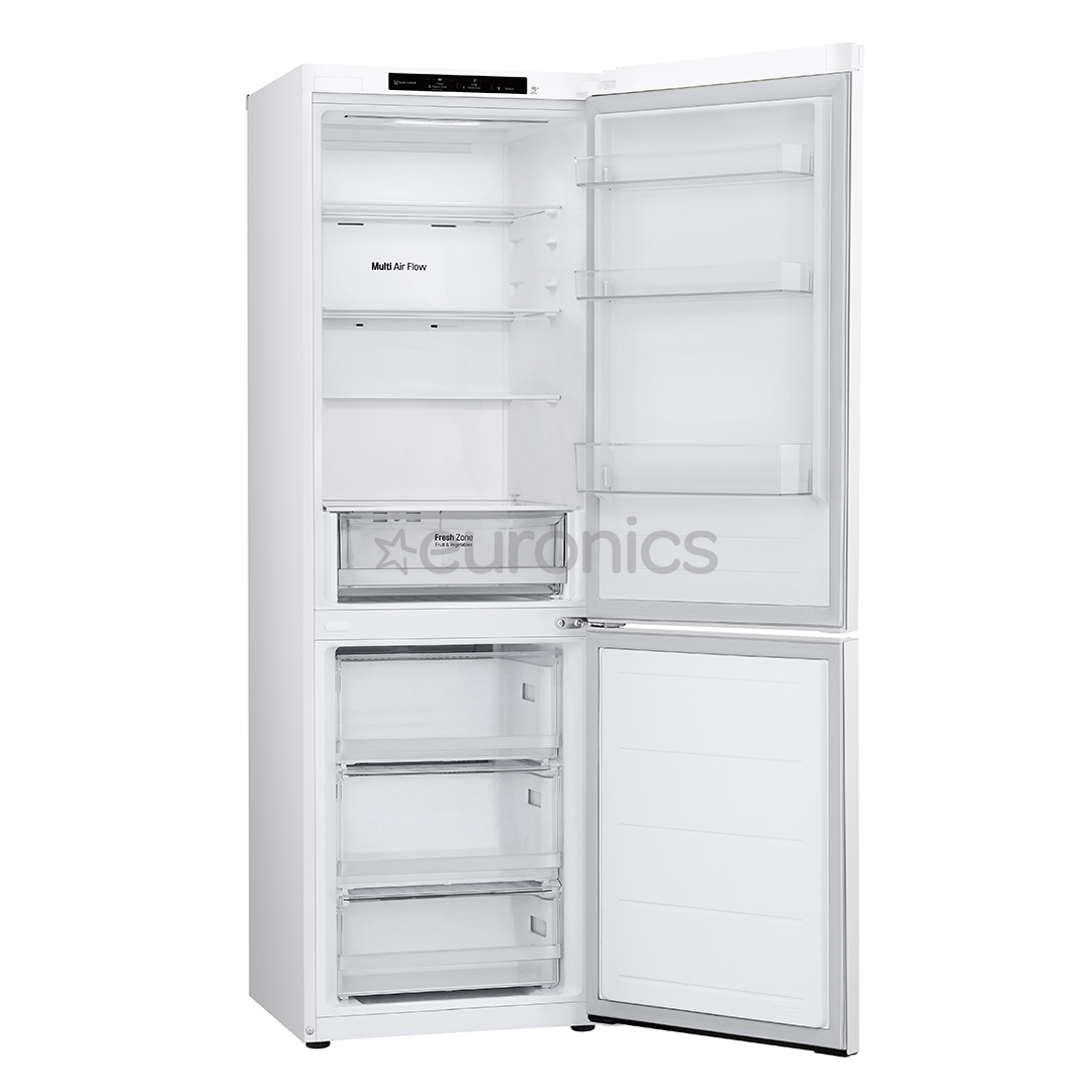 LG NatureFRESH, NoFrost, 344 л, высота 186 см, белый - Холодильник