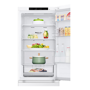 LG NatureFRESH, NoFrost, 344 л, высота 186 см, белый - Холодильник