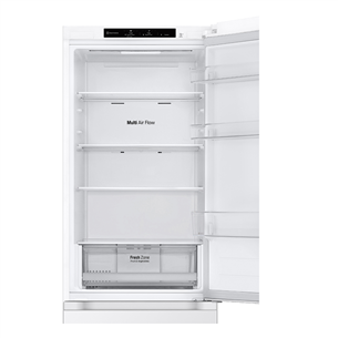 LG NatureFRESH, NoFrost, 344 л, высота 186 см, белый - Холодильник