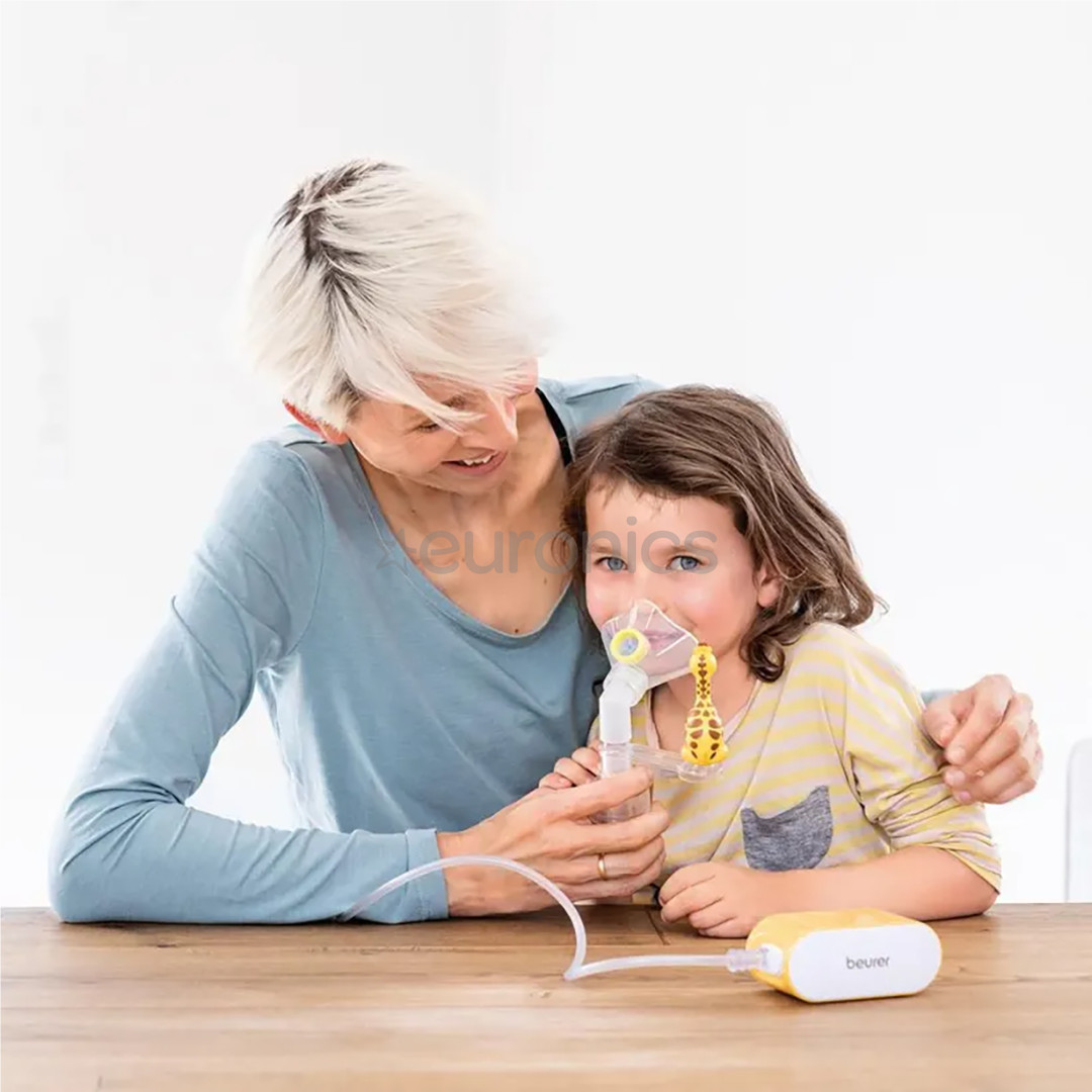Beurer IH58 Kids, white/yellow - Nebuliser for kids