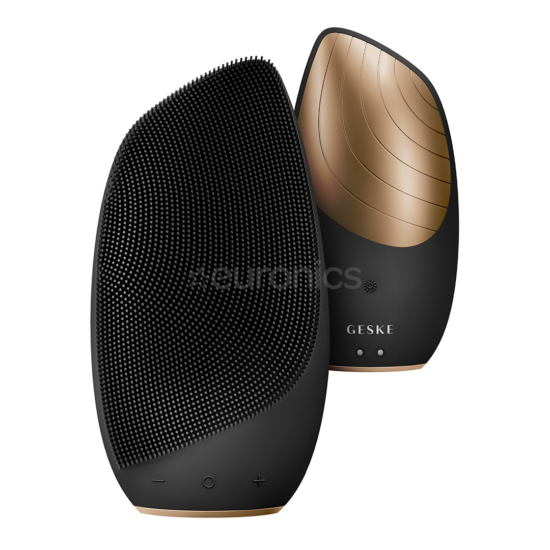 Geske Sonic Thermo Facial Brush, 6-ühes, hall - Multifunktsionaalne näohooldusseade