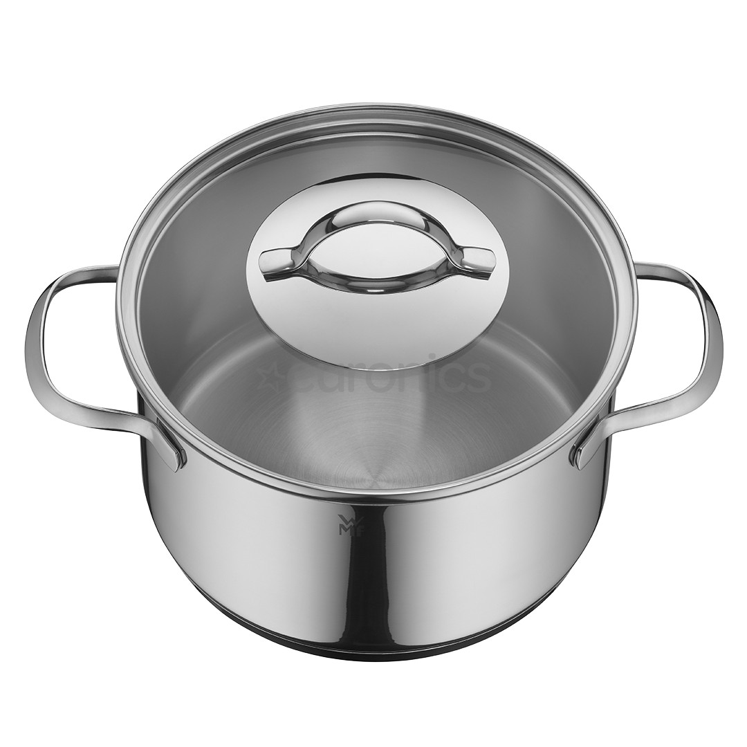 WMF Provence Plus, 20 cm, capacity 3.3 L, stainless steel - Soup Pot with lid