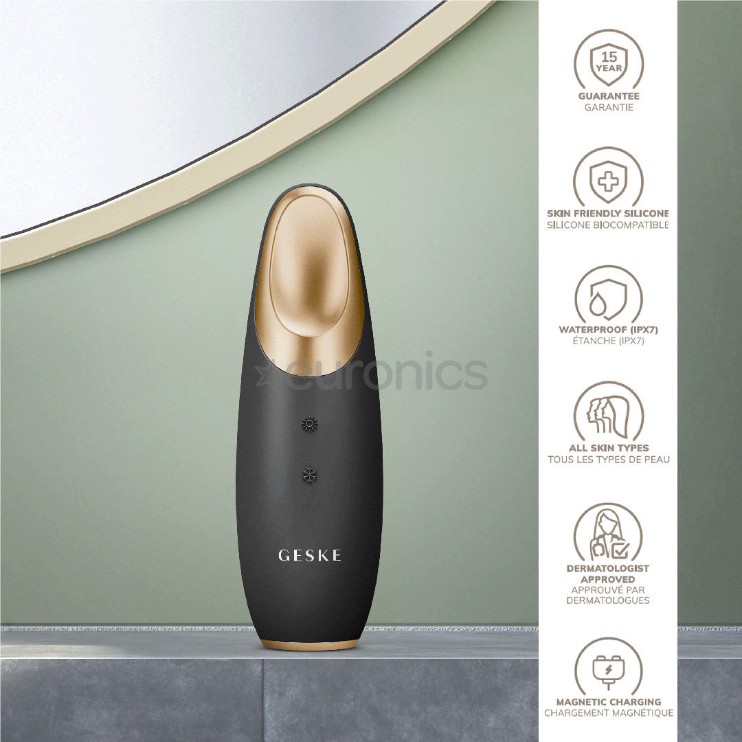 Geske SmartAppGuided, Warm & Cool Eye Energizer, 6-ühes, hall - Silmaümbruse masseerija