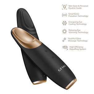 Geske SmartAppGuided, Warm & Cool Eye Energizer, 6-ühes, hall - Silmaümbruse masseerija