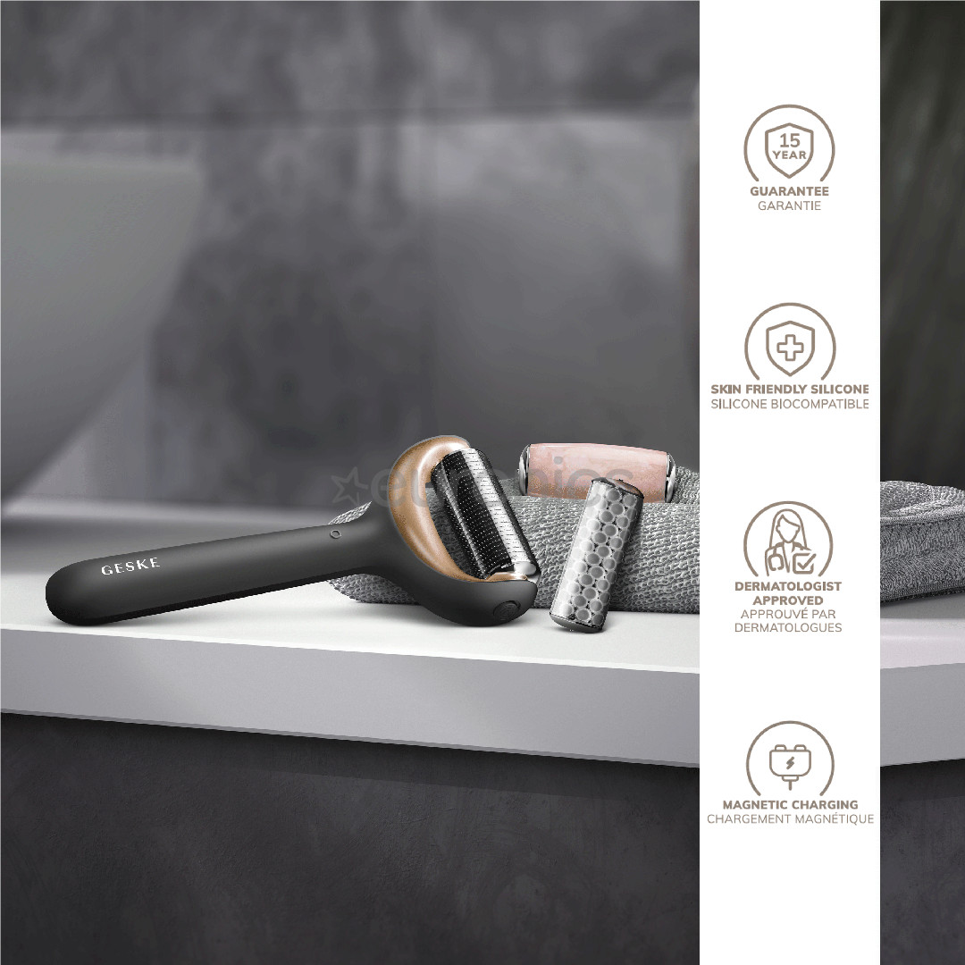 Geske MicroNeedle Face & Body Roller, 9 в 1, серый - Прибор для ухода за лицом