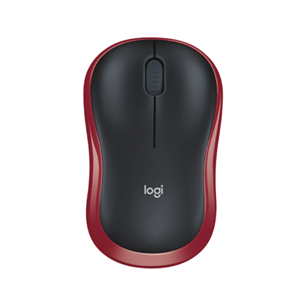Logitech M185, red - Wireless mouse 910-002237